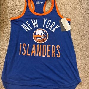 NHL Islanders Blue and Orange Tank Top NWT